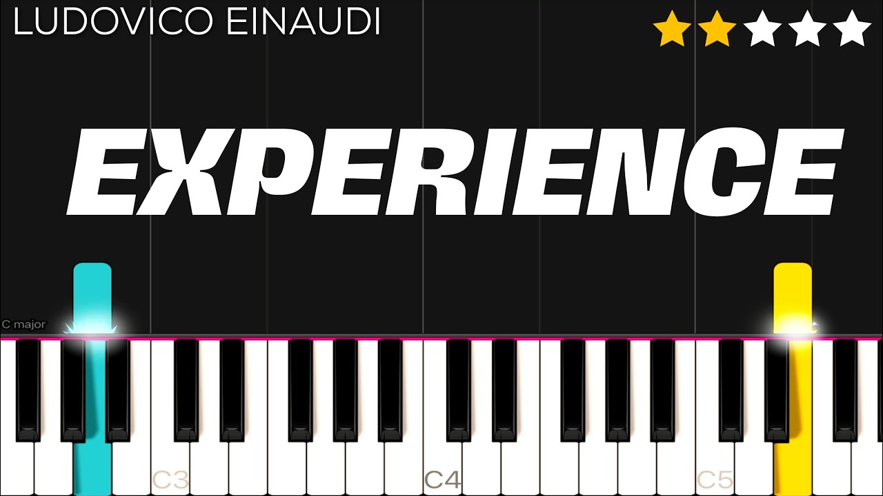 Experience easy. Experience на фортепиано. Experience Ноты. Ludovico Einaudi experience Ноты. Тик ток пианино.