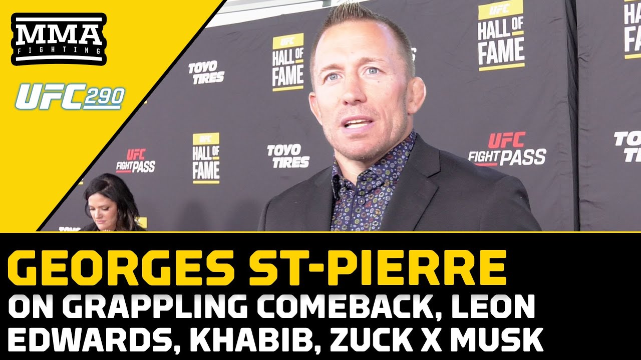 Georges St-Pierre Talks Grappling Comeback, Leon Edwards, Khabib, Zuck vs. Musk, More | MMA Fighting