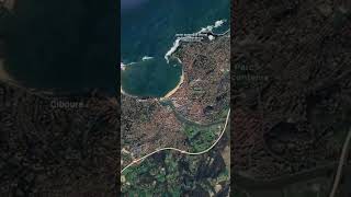 Great Small City On The Atlantic Coast. French Basque Region Is Beautiful