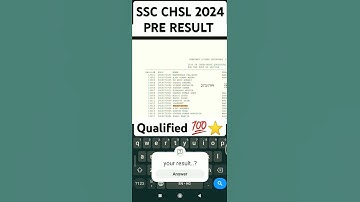 SSC CHSL TIER 1 RESULT OUT 💯⭐ #sscchsl #sscresults #sscchsl2024 #chsl #ssc #sscexam #cutoff #ssccgl