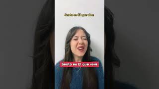 Santo es El que vive - Francesca Valente | Preghiera in Canto | #shorts #shortsyoutube #shortsvideo