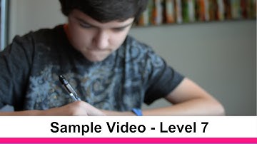 Writing Level 7:  Research Paper Drafting  Video Sample by Matthew Stephens
