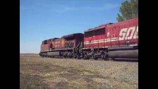 CP Mixed freight train with Rare SOO LINE SD60M!