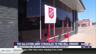 Salvation Army short on bell ringers this holiday season