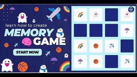 How To Create Memory Game Using HTML CSS & JavaScript In 2023 | STEP-BY-STEP Tutorial .