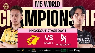 ENG M5 Knockouts Day 1  ONIC vs BLCK  Game 3