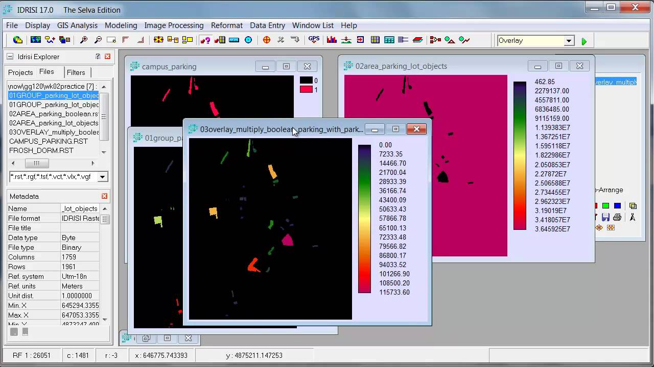 203 Multiply with a boolean raster to mask values - YouTube