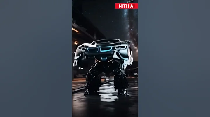 OMG.BMW i8 become a robot 😱✅#shorts #ai