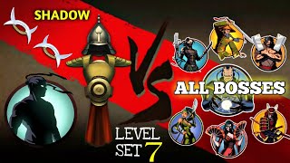 Shadow Fight 2 Special Edition Level 7 Set vs Bosses  - No Hack (iOS, Android)