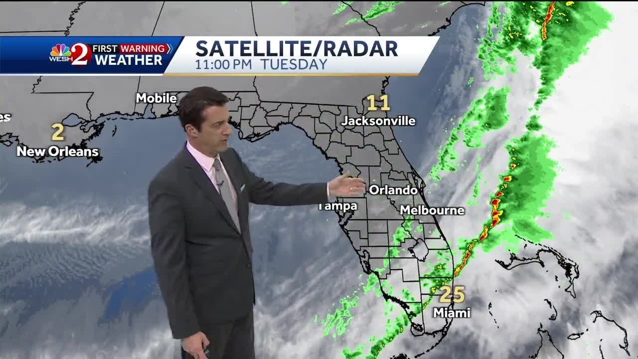 Storms moving away from Central Florida - YouTube