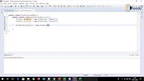 Arrays in Java Reference arrays