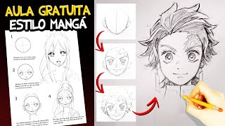 Curso de Desenho de Mangá/Anime Básico Online Grátis