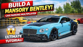 Tutorial how to make MONSORY BENTLEY 😮 | car parking multiplayer  screenshot 5