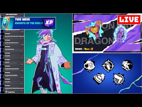 STREAMED: 🔴NEW FORTNITE UPDATE 🔴DBZ Collab today! Weekly & Oathbound Quests! 5 New Reality Augments!