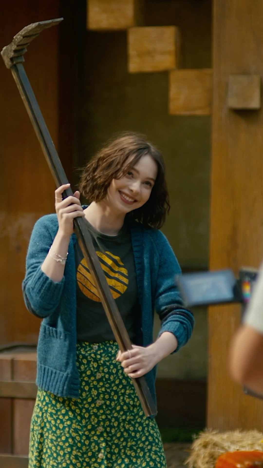 Kickin’ axe in the Overworld. ⛏️ #MinecraftMovie - only in theaters 2025.