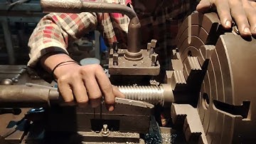 Square Thread Cutting for Lathe Machine #viral