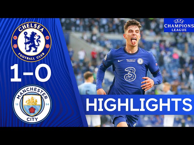 Chelsea beat Manchester City 1-0 to win Champions League