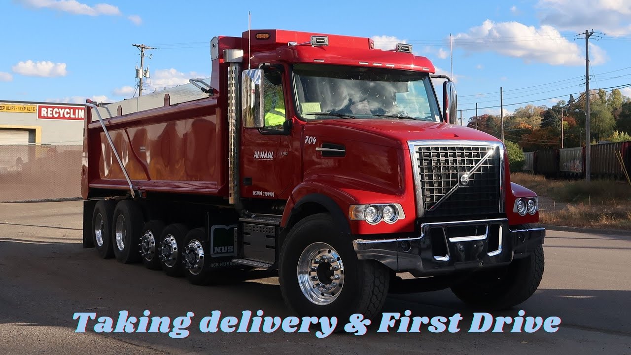 Taking Delivery & First Drive 2021 Volvo VHD 64F 300 QUINT 6 AXLE