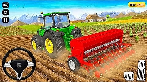 Modern Tractor Farming Driving Simulator 3D - New Tractor Games - Android Gameplay