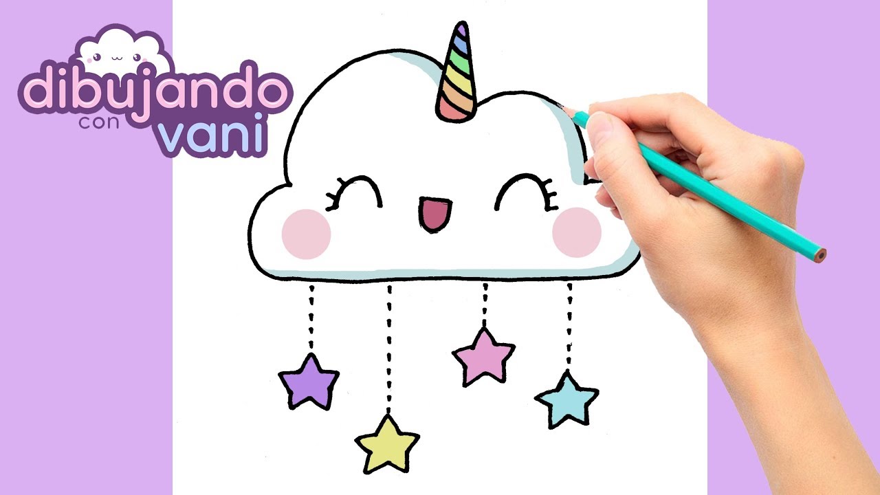 How to draw a unicorn cloud step by step - thptnganamst.edu.vn