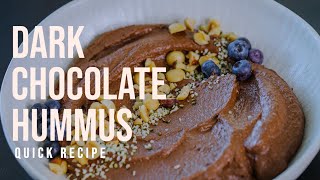 Dark Chocolate Hummus: easy and healthy!