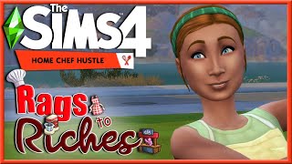 🍕 Rags to Riches Challenge | The Sims 4 Home Chef Hustle | Part 2 🧁