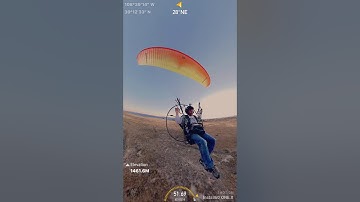insta360 Paramotor  desert flight