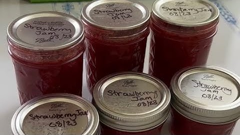 Waterbath Canning Jam
