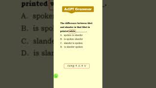 Acept grammar 1 #acept #englishgrammar #learnenglish #learningenglish #aceptugm #grammaracept