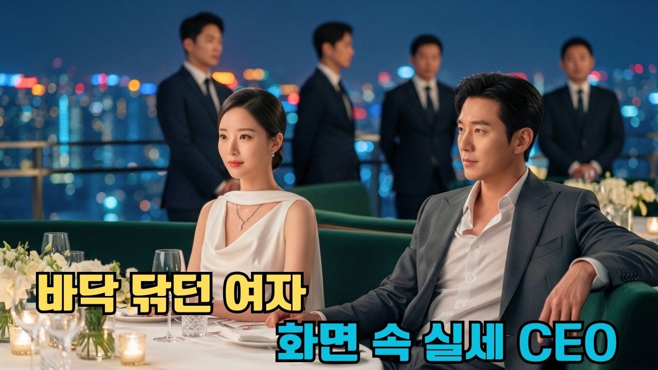 사무실 바닥을 닦던 여자… 화면 속 실세 CEO가 바로 그녀였다! #한국드라마 #CEO로맨스