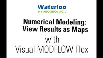 Numerical Modeling: View Results as Maps
