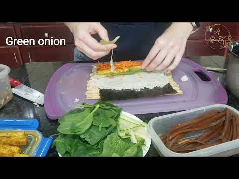 Bulgogi Eggplant Kimbap