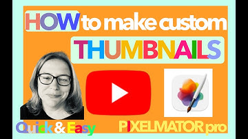 How to make a YouTube Thumbnail in PIXELMATOR Pro