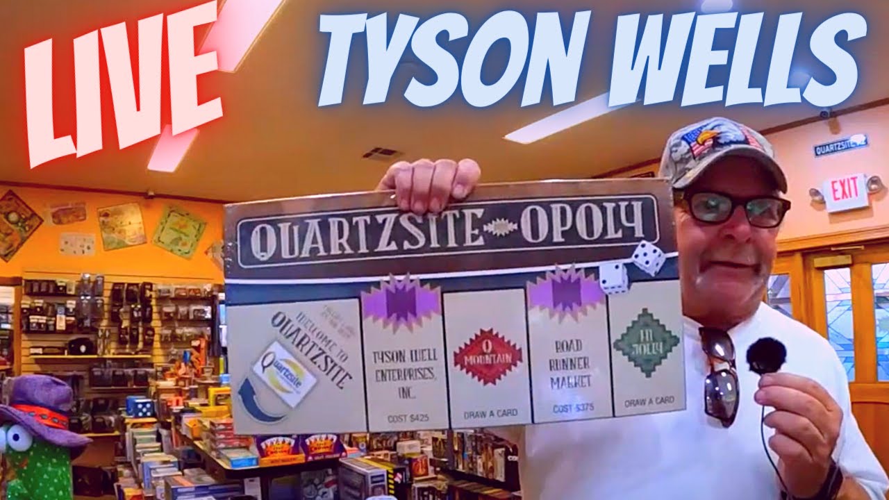 Live from Tyson Wells Game Store Quartzsite YouTube