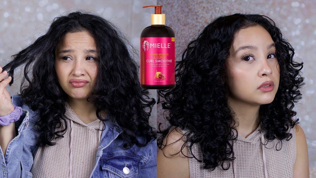 MIELLE ORGANICS POMEGRANATE & HONEY SMOOTHIE REVIEW!! - YouTube