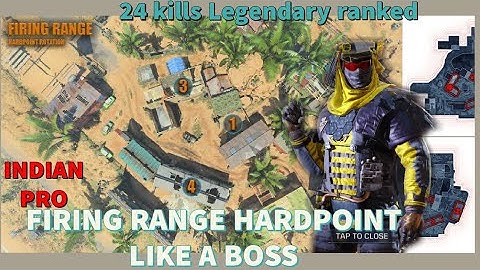 HOW TO PLAY HARDPOINT FIRING RANGE LIKE A BOSS | 24 K almost nuked funny indian EP.1