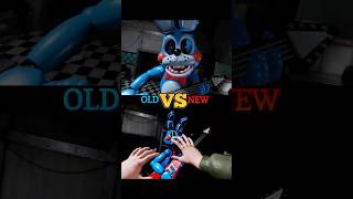 Toy Bonnie OLD vs NEW Jumpscare 😱 #fnaf #scary