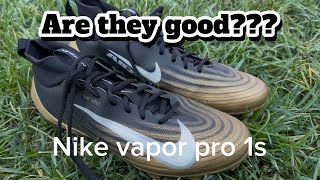 Nike vapor pro 1 football cleats are they good? (Review) #americanfootball