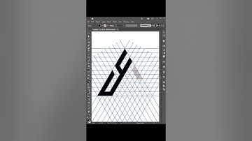 YH modern logo design | Adobe illustrator tutorial #shorts #logo #viral