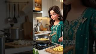 🌶️ Crispy Chilli Potatoes Recipe 😋 | Easy Snack Recipe | Cooking ASMR #shorts #tinycooking #village