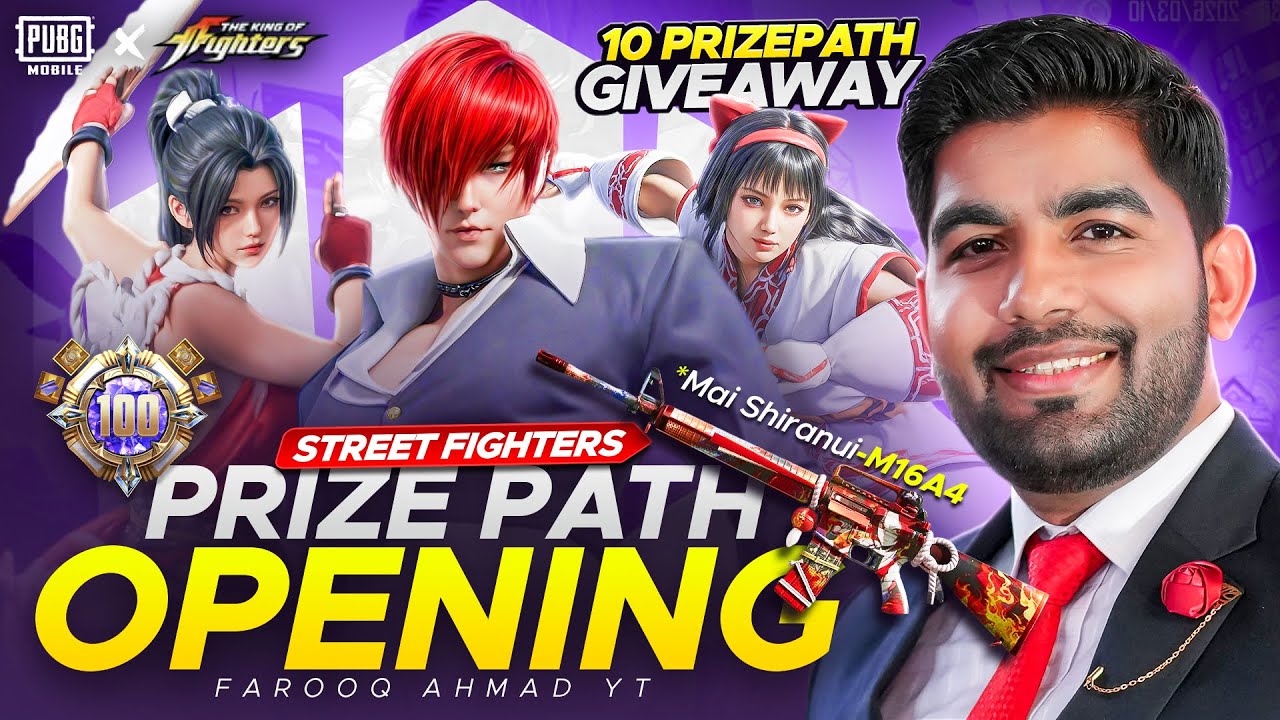 Maxing out The King of Fighters Prize Path & Lucky Spin | 🔥 PUBG MOBILE 🔥