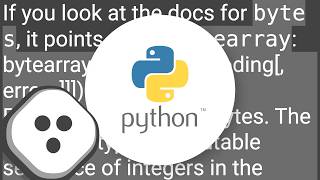 Information Best way to convert string to bytes in Python 3 Update