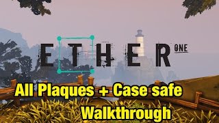 Ether one PS4 Walkthrough All Plaques + Case safe