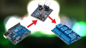 IR receiver/sensor with arduino and relay. (with remote)