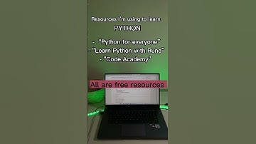The first two resources are found on YouTube ✨ #shecodes #python #softwareengineer #tech