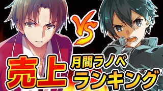 『よう実』vs『SAO』!? 頂上決戦を制したのはどのラノベだ!? 激熱の月間ランキングを要チェック【月間ラノベ売上TOP20】【2021年10月】