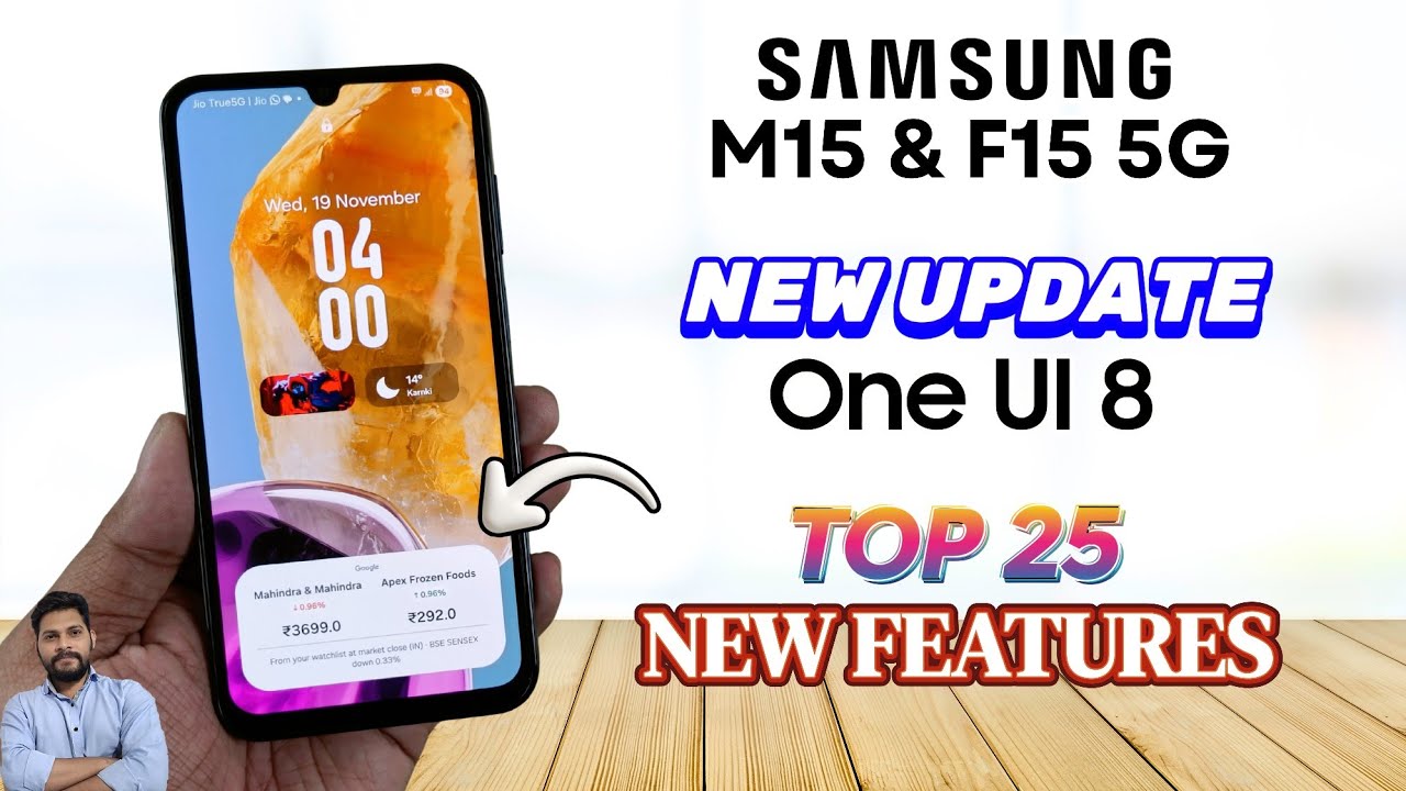 Samsung M15 и F15 5G: обновление One UI 8. 25 лучших новых функций