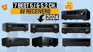 Best 5.1 and 5.2 Channel AV Receivers For 2024! || Top 7 5Channel AV Receiver Review