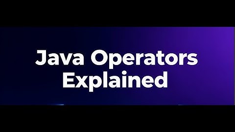 opeartor in java  |  java tutorial  for beginer 2025 10 12 00 43 25