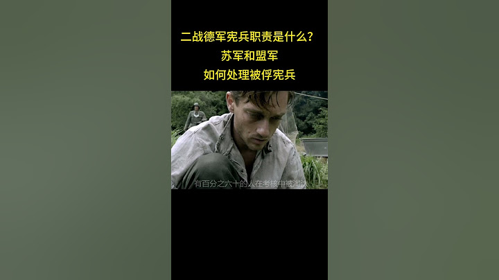 1 二战德军宪兵职责是什么？苏军和盟军各自如何处理被俘宪兵